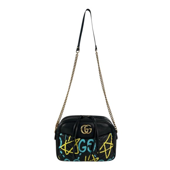 Gucci Marmont Ghost Leather Crossbody Bag - Picture 4 of 9